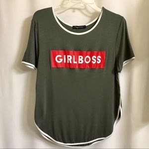 GIRLSBOSS graphic tee shirt by Raggs II Riches